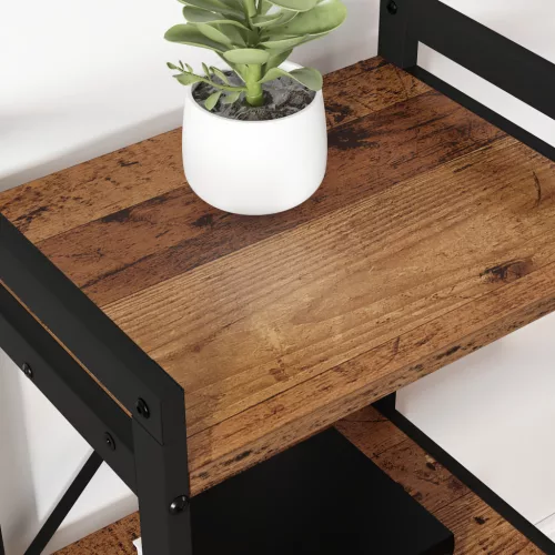  Könyvszekrény Régi fa 40 x 30 x 48.5 cm Faanyag