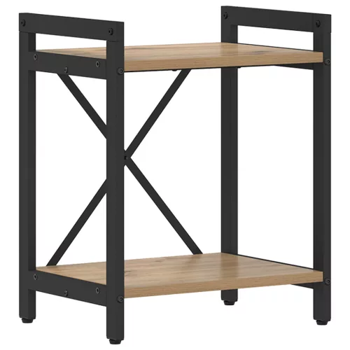  Könyvszekrény kézműves tölgy 40 x 30 x 48.5 cm Faanyag