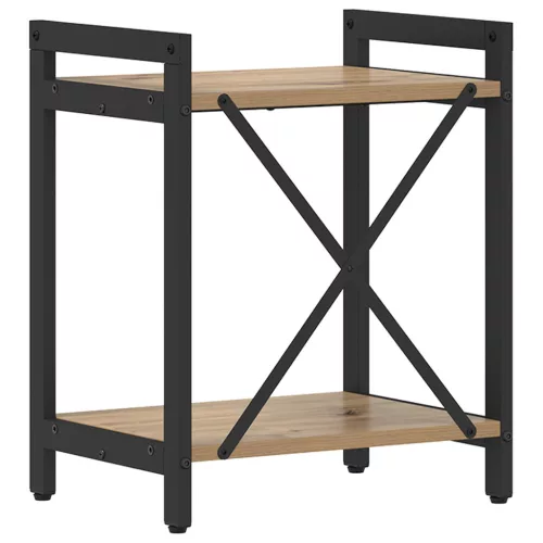  Könyvszekrény kézműves tölgy 40 x 30 x 48.5 cm Faanyag