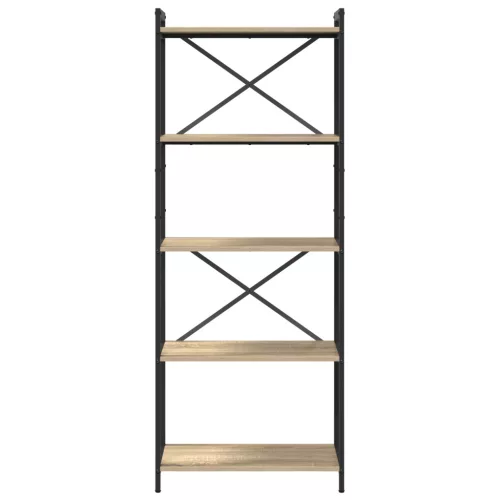  Könyvszekrény sonoma tölgy 60 x 30 x 153 cm Faanyag