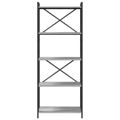  Könyvszekrény Szürke sonoma 60 x 30 x 153 cm Faanyag