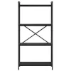  Könyvszekrény Musta tammi 60 x 30 x 118 cm Faanyag