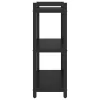  Könyvszekrény Musta tammi 60 x 30 x 83 cm Faanyag
