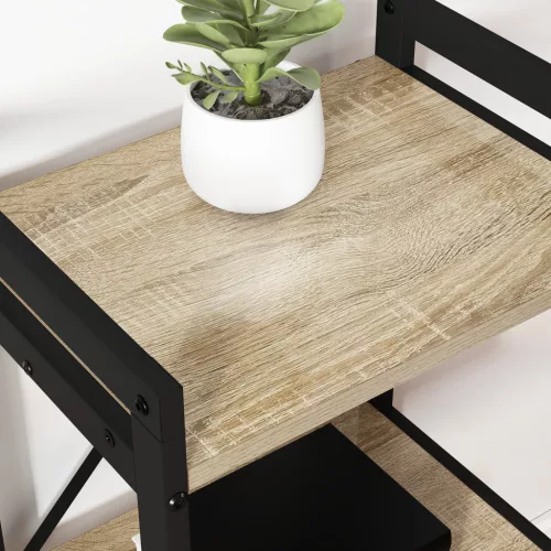  Könyvszekrény sonoma tölgy 60 x 30 x 83 cm Faanyag