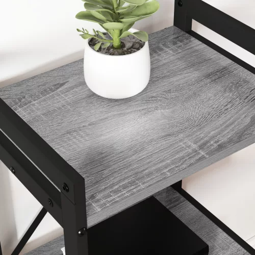  Könyvszekrény Szürke sonoma 60 x 30 x 83 cm Faanyag