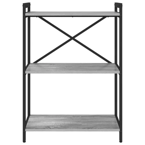  Könyvszekrény Szürke sonoma 60 x 30 x 83 cm Faanyag