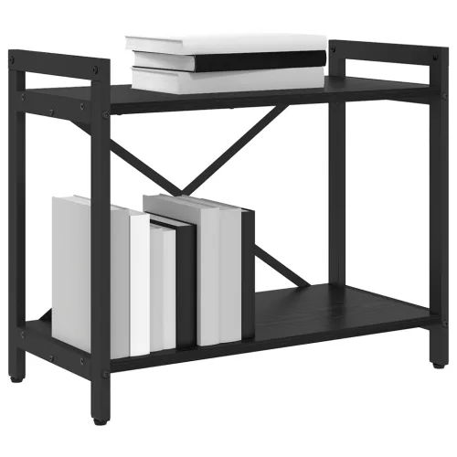  Könyvszekrény Musta tammi 60 x 30 x 48.5 cm Faanyag