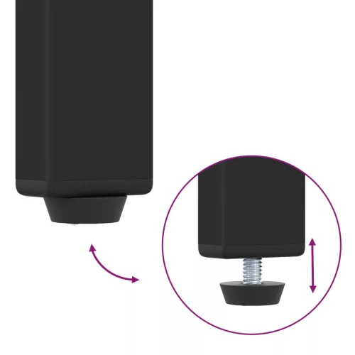  Könyvszekrény kézműves tölgy 60 x 30 x 48.5 cm MDF és Acél