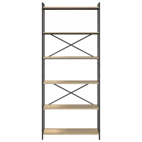  Könyvszekrény sonoma tölgy 80 x 30 x 188 cm Faanyag