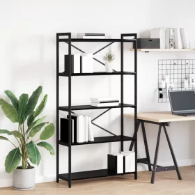  Könyvszekrény Musta tammi 80 x 30 x 153 cm Faanyag