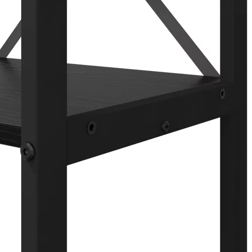  Könyvszekrény Musta tammi 80 x 30 x 153 cm Faanyag