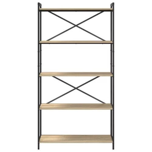  Könyvszekrény sonoma tölgy 80 x 30 x 153 cm Faanyag