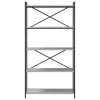  Könyvszekrény Szürke sonoma 80 x 30 x 153 cm Faanyag