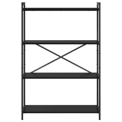  Könyvszekrény Musta tammi 80 x 30 x 118 cm Faanyag