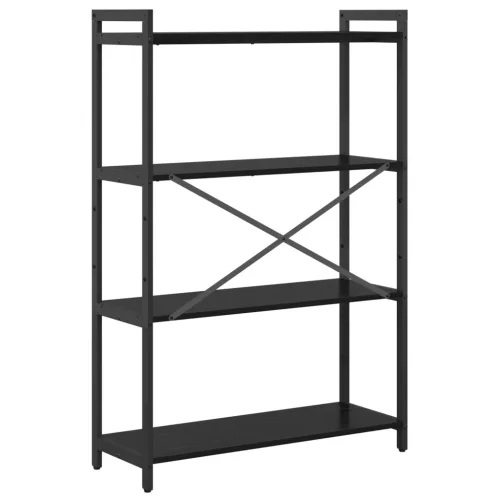  Könyvszekrény Musta tammi 80 x 30 x 118 cm Faanyag