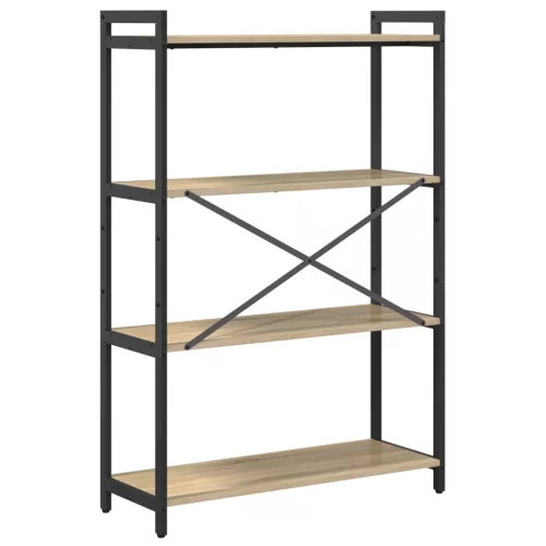  Könyvszekrény sonoma tölgy 80 x 30 x 118 cm Forgácslemez