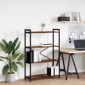  Könyvszekrény Füstölt tölgy 80 x 30 x 118 cm Fa