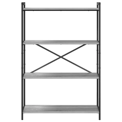  Könyvszekrény Szürke sonoma 80 x 30 x 118 cm Faanyag