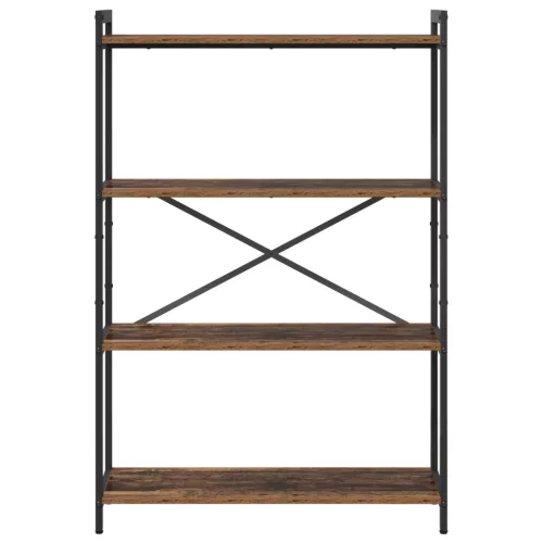  Könyvszekrény Régi fa 80 x 30 x 118 cm Forgácslemez