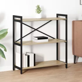  Könyvszekrény sonoma tölgy 80 x 30 x 83 cm Forgácslemez