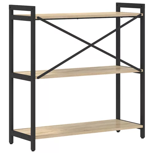  Könyvszekrény sonoma tölgy 80 x 30 x 83 cm Forgácslemez