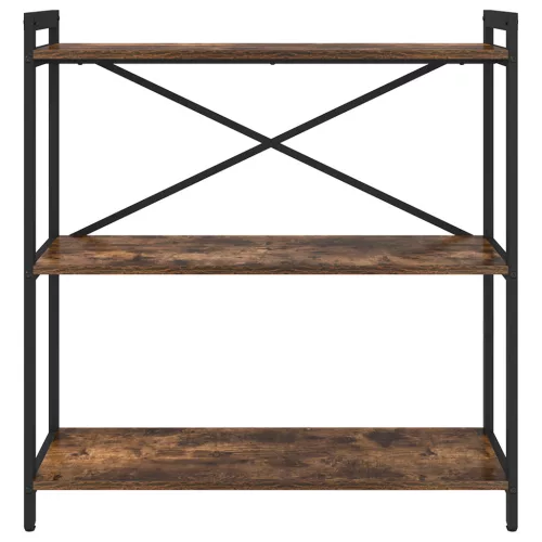  Könyvszekrény Füstölt tölgy 80 x 30 x 83 cm Forgácslemez