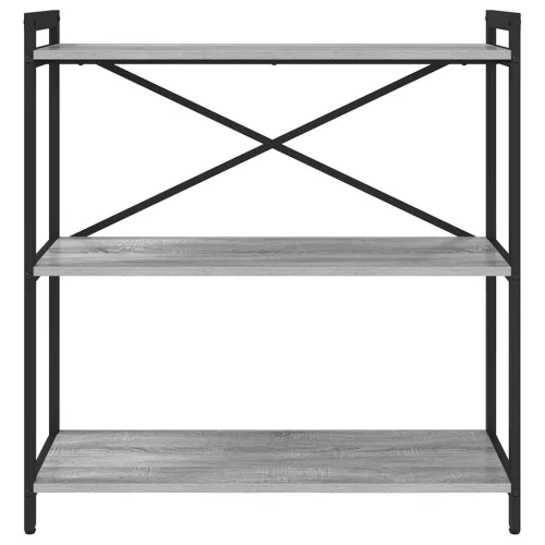  Könyvszekrény Szürke sonoma 80 x 30 x 83 cm Faanyag