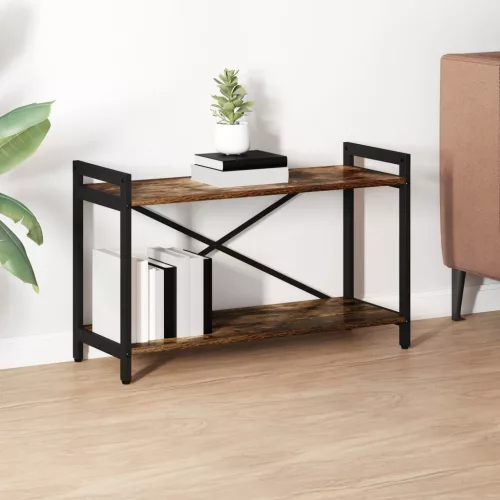  Könyvszekrény Füstölt tölgy 80 x 30 x 48.5 cm Faanyag