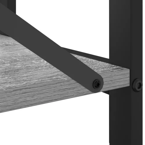  Könyvszekrény Szürke sonoma 80 x 30 x 48.5 cm Faanyag