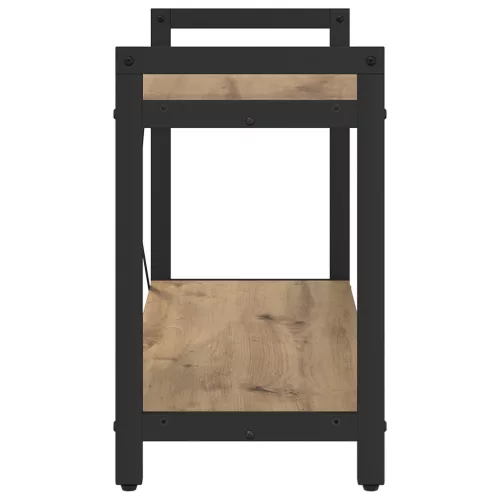  Könyvszekrény kézműves tölgy 80 x 30 x 48.5 cm Faanyag