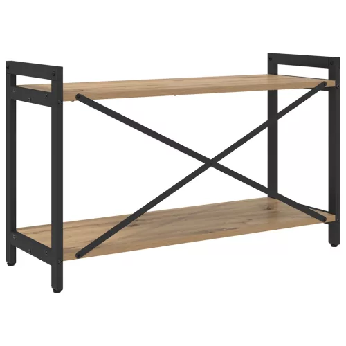  Könyvszekrény kézműves tölgy 80 x 30 x 48.5 cm Faanyag