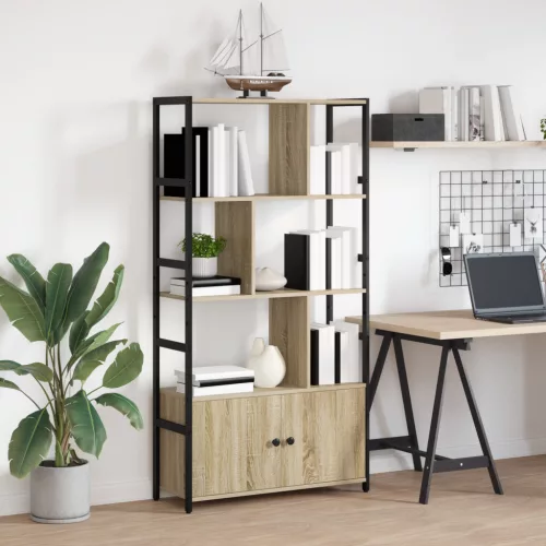  Könyvespolc Sonoma tölgy 80 x 30 x 155.5 cm Faanyag