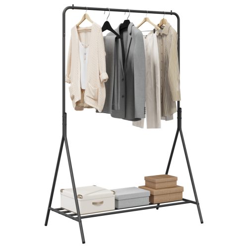  Ruhatartó Fekete Fém Közepes Tárolás Ruhatartó Téglalap alakú