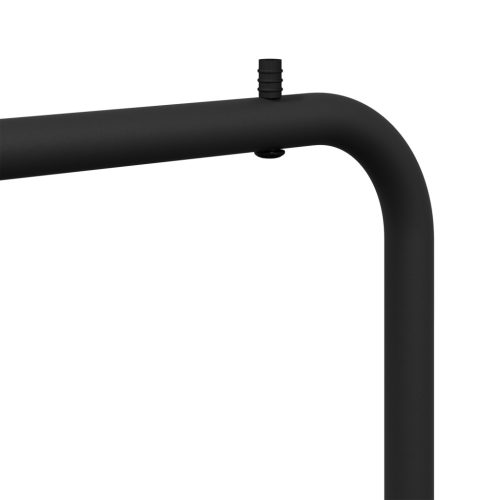  Ruhatartó Fekete Fém Közepes Tárolás Ruhatartó Téglalap alakú