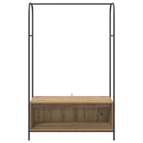  Ruhatartó polcokkal, Artisan tölgy 100x44x160 cm