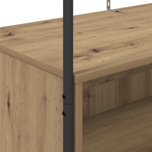  Ruhatartó polcokkal, Artisan tölgy 100x44x160 cm