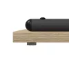  Konzolasztal polcokkal tárolóval sonoma tölgy 101 x 35 x 80.5 cm Faanyag