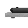  Konzolasztal polcokkal tárolóval Szürke sonoma 101 x 35 x 80.5 cm Faanyag