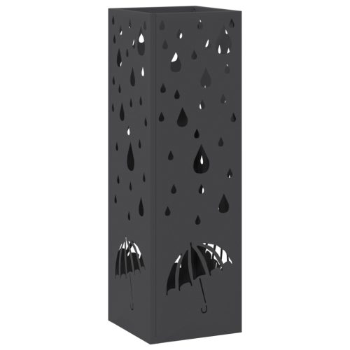  Esernyőtartó Fekete Fém Közepes Minta Fekete ernyőtartó