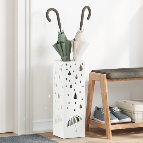  Esernyőtartó Fehér Fém Szabványos Minta Esernyőtartó