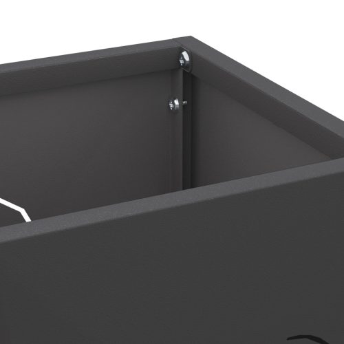  Esernyőtartó Fekete Acél Közepes Fekete Esernyőtartó