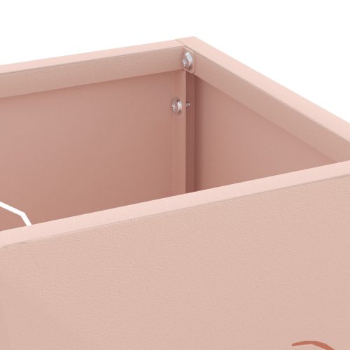  Esernyőtartó Rózsaszín Fém Közepes Téglaalaku Modern