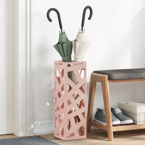  Esernyőtartó Rózsaszín Fém Közepes Dekoratív betétek