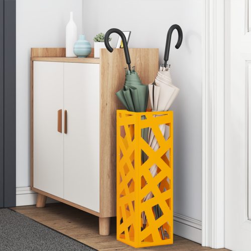  Esernyőtartó Mustár sárga Fém Közepes Karcsú Esernyőtartó