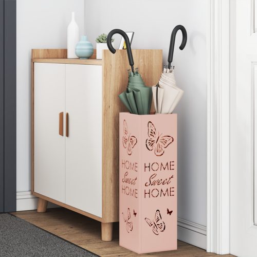  Esernyőtartó Rózsaszín Fém Standard Dekoratív Betétek