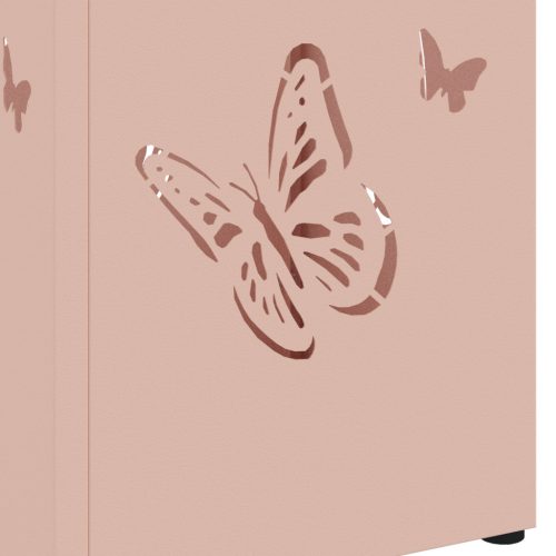  Esernyőtartó Rózsaszín Fém Standard Dekoratív Betétek