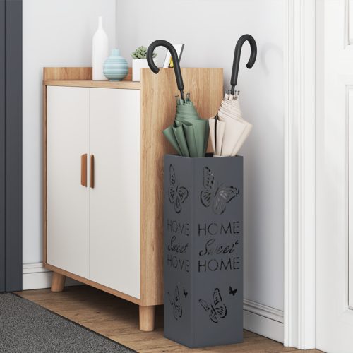  Esernyőtartó Antracit Fém Közepes Minta Esernyőtartó