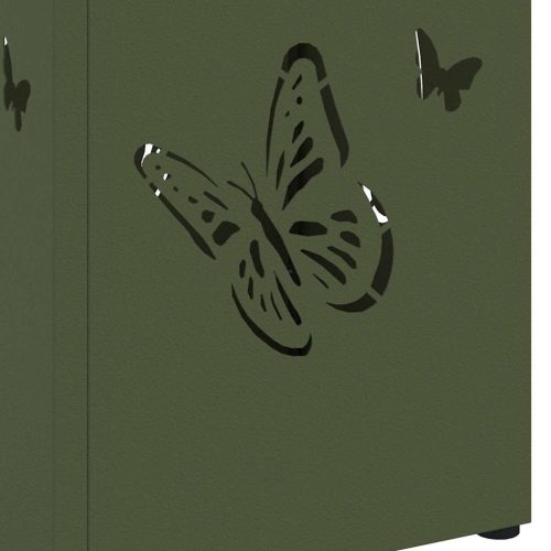  Esernyőtartó Olívazöld Fém Közepes Dekoratív betétekkel