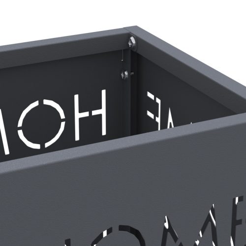  Esernyőtartó Antracit Fém Közepes Dekoratív betétek