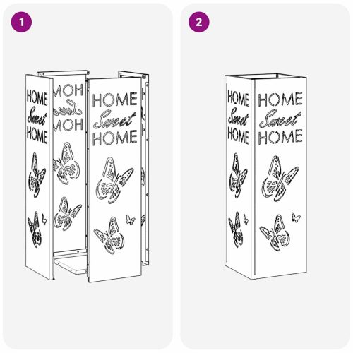  Esernyőtartó Mustár Sárga Fém Szabványos Tárolás Esernyőtartó